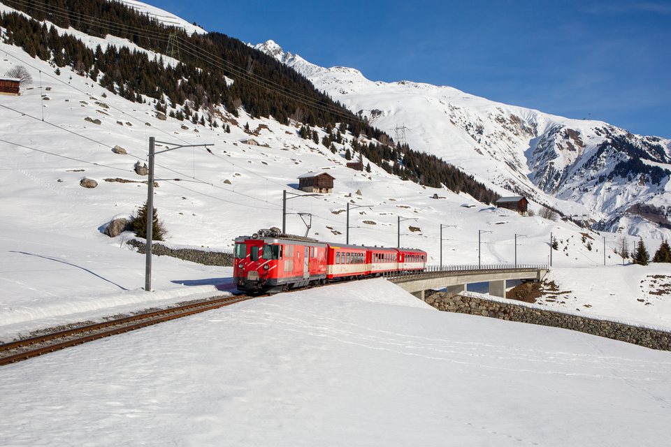 Deh 4/4 BVZ 23 (MGB (Matterhorn Gotthard Bahn)): MGB Deh 4/4 23 Typ BVZ / Rueras GR