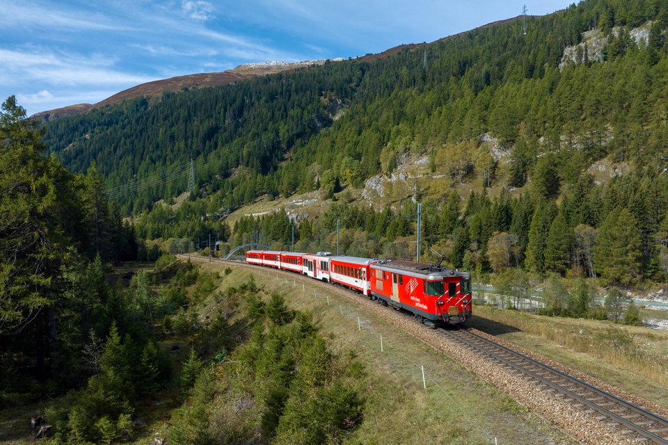 Deh 4/4 I 51 (MGB (Matterhorn Gotthard Bahn)): MGB Deh 4/4 51 - Oberwald VS/CH