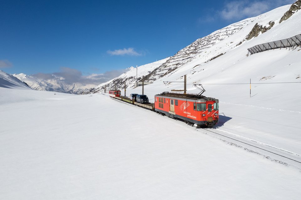 Deh 4/4 I 52 (MGB (Matterhorn Gotthard Bahn)): MGB Deh 4/4 52 (Oberalppass, UR/CH)