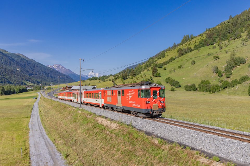 Deh 4/4 I 54 (MGB (Matterhorn Gotthard Bahn)): Deh 4/4 54 / CH-Münster