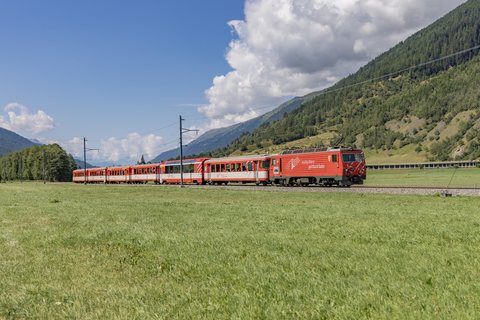 HGe 4/4 II 101 (MGB (Matterhorn Gotthard Bahn)): HGe 4/4 101 / CH-Oberwald