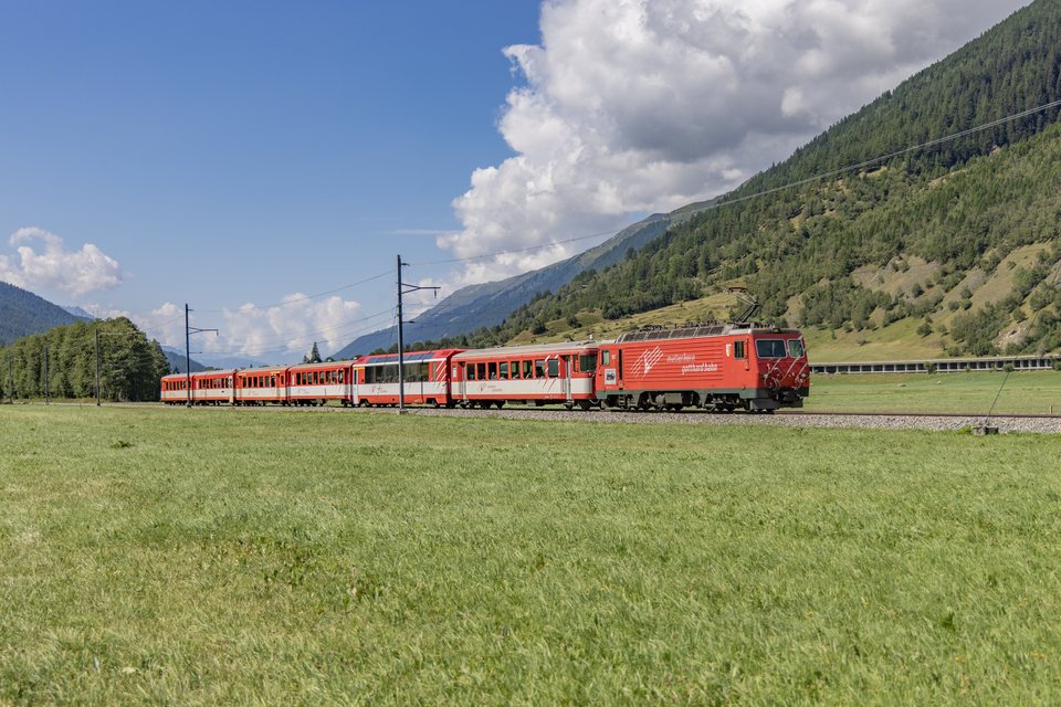 HGe 4/4 II 101 (MGB (Matterhorn Gotthard Bahn)): HGe 4/4 101 / CH-Oberwald