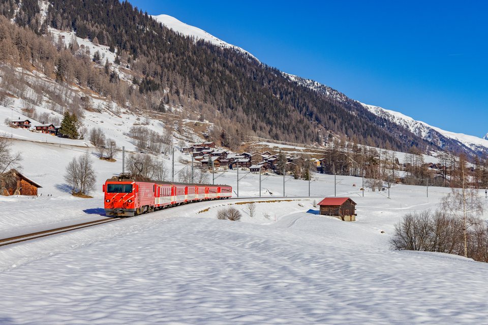 HGe 4/4 II 104 (MGB (Matterhorn Gotthard Bahn)): HGe 4/4 104 / CH-Selkingen