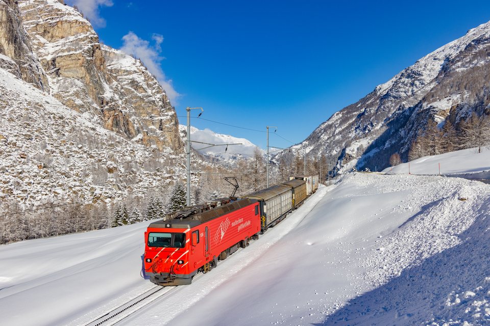 HGe 4/4 II 106 (MGB (Matterhorn Gotthard Bahn)): HGe 4/4 106 / CH-Randa