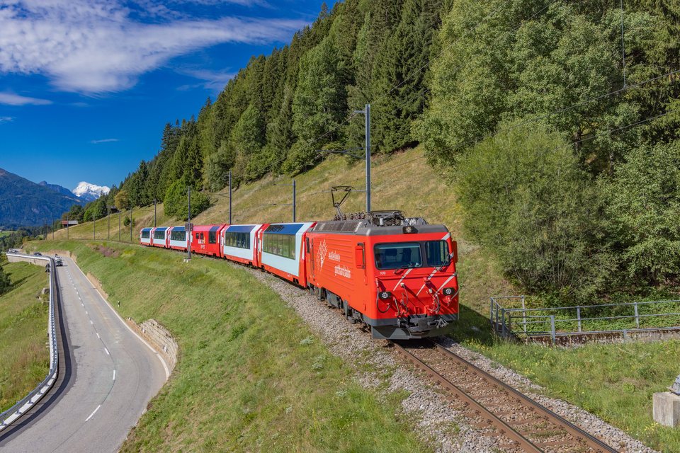 HGe 4/4 II 109 (MGB (Matterhorn Gotthard Bahn)): HGe 4/4 109 / CH-Niederwald