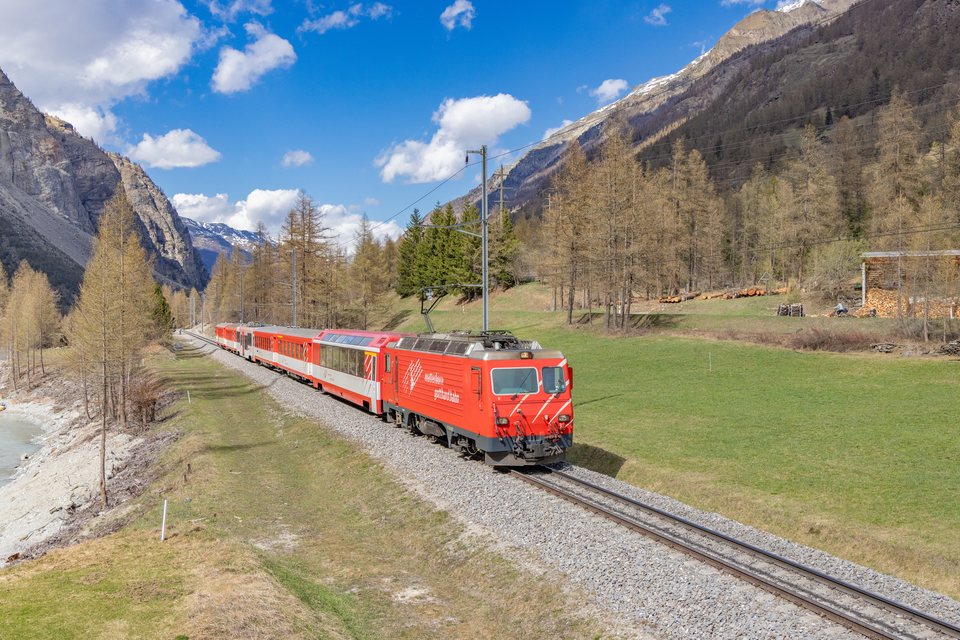 HGe 4/4 II 5 (MGB (Matterhorn Gotthard Bahn)): HGe 4/4 5 / CH-Randa