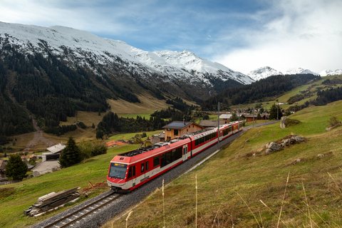 MGB (Matterhorn Gotthard Bahn): MGB ABDeh 4/10 2011 / Rueras GR