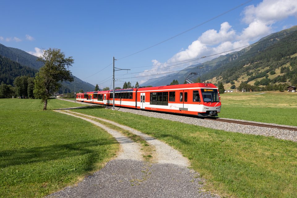 MGB (Matterhorn Gotthard Bahn): MGB ABDeh 4/10 2013 (Obergesteln, VS/CH)