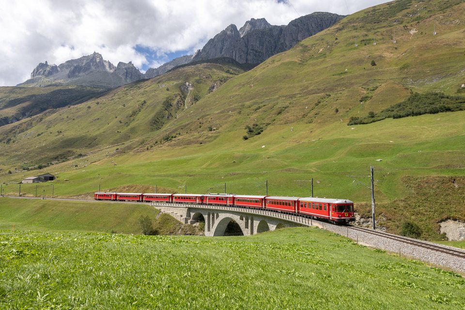 MGB (Matterhorn Gotthard Bahn): MGB Be 4/4 515 (Hospental, UR/CH)