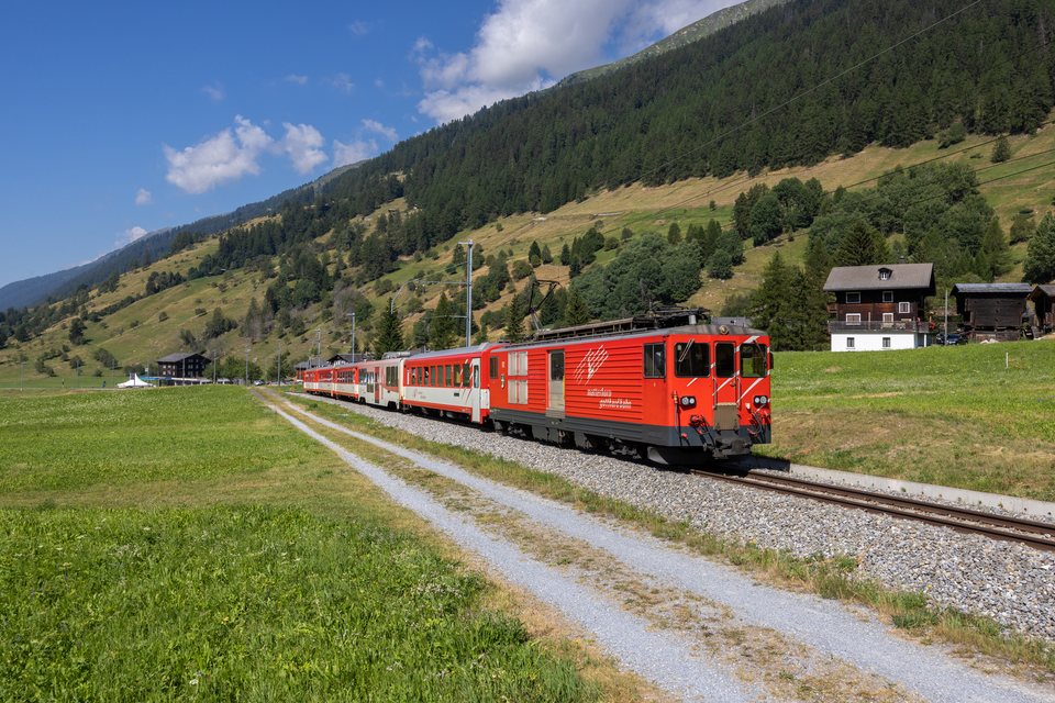 MGB (Matterhorn Gotthard Bahn): MGB Deh 4/4 II 92 (Münster, VS/CH)
