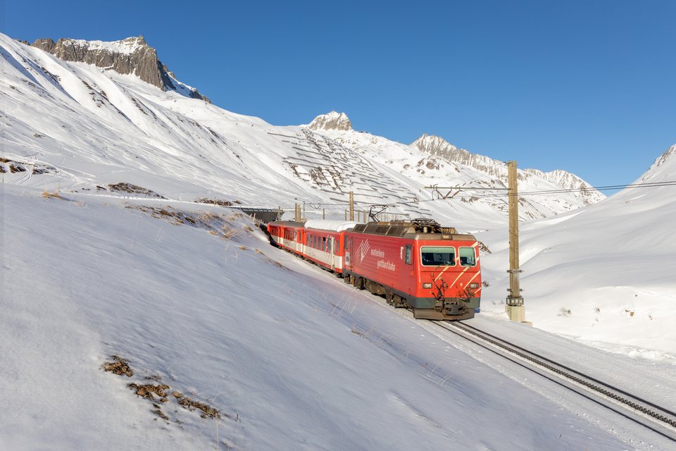 MGB (Matterhorn Gotthard Bahn): MGB HGe 4/4 II 101 (Oberalppass, UR/CH)
