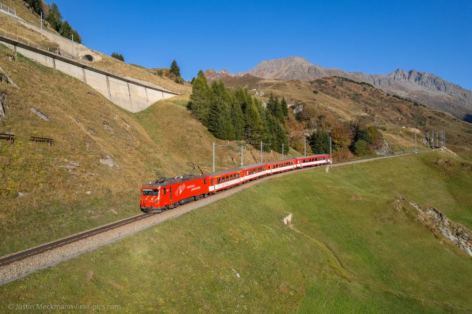 MGB (Matterhorn Gotthard Bahn): MGB HGe 4/4 II 106 (Oberalppass, UR/CH)