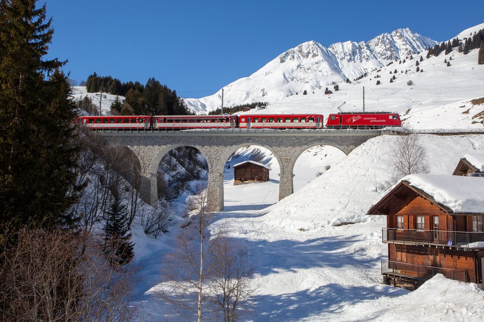 MGB (Matterhorn Gotthard Bahn): MGB HGe 4/4 II 108, / Dieni GR