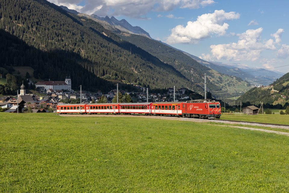 MGB (Matterhorn Gotthard Bahn): MGB HGe 4/4 II 2 (Disentis, GR/CH)