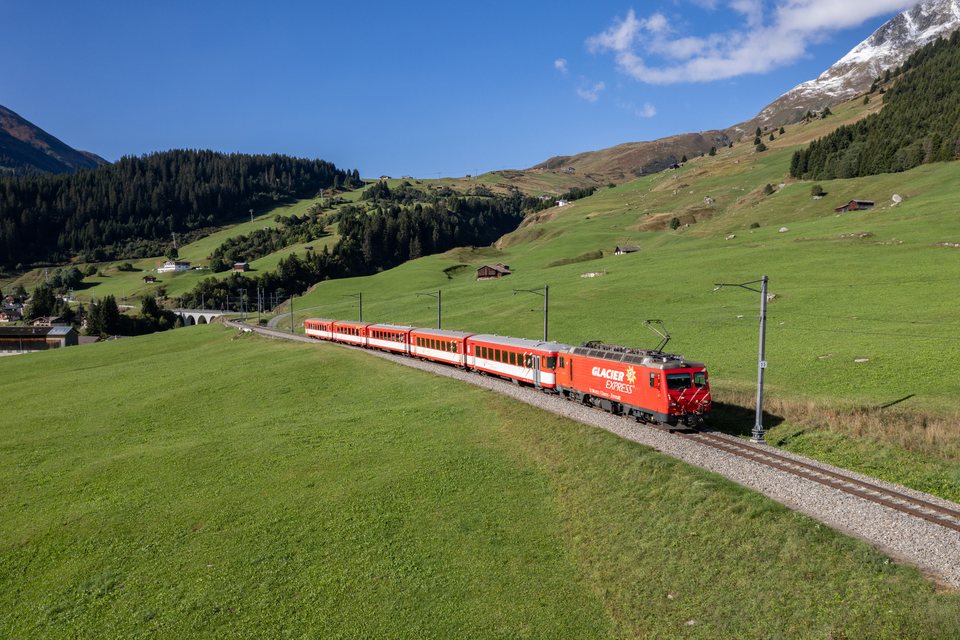MGB (Matterhorn Gotthard Bahn): MGB HGe 4/4 II 4 (Dieni, GR/CH)