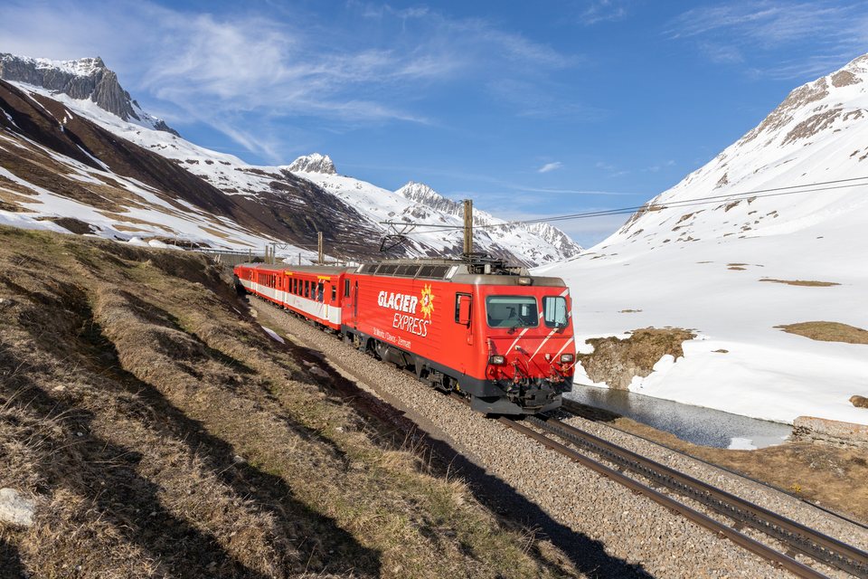 MGB (Matterhorn Gotthard Bahn): MGB HGe 4/4 II 4 / Oberalppass (UR/GR)