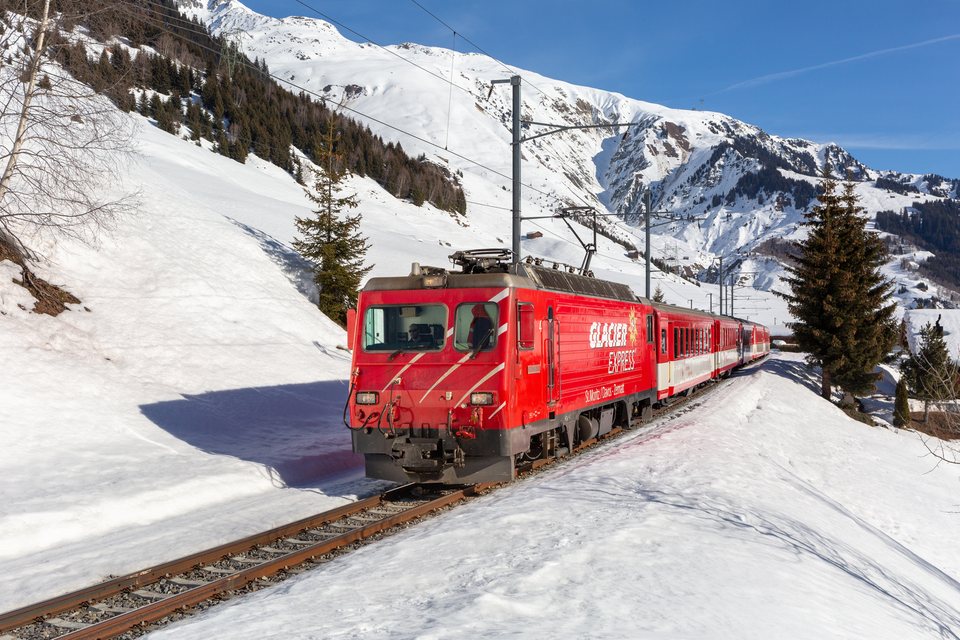 MGB (Matterhorn Gotthard Bahn): MGB HGe 4/4 II 4 / Ruareas GR