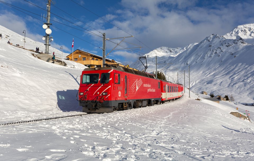 MGB (Matterhorn Gotthard Bahn): MGB HGe 4/4 II 5 / Nätschen (UR/CH)