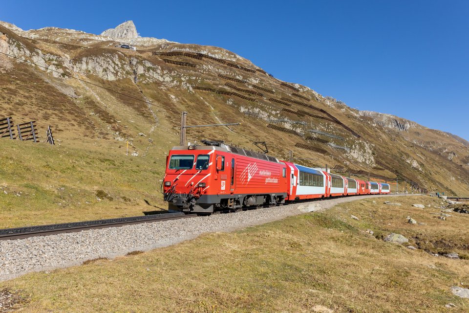MGB (Matterhorn Gotthard Bahn): MGB HGe 4/4 II 5 (Oberalppass, CH)