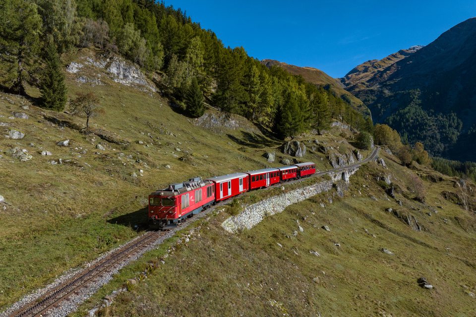 MGB (Matterhorn Gotthard Bahn): MGB HGm 4/4 62 - Oberwald VS/CH
