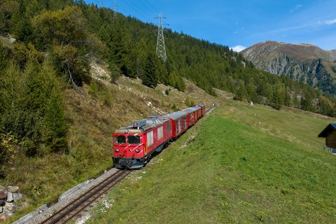 MGB (Matterhorn Gotthard Bahn): MGB HGm 4/4 62 - Oberwald VS/CH