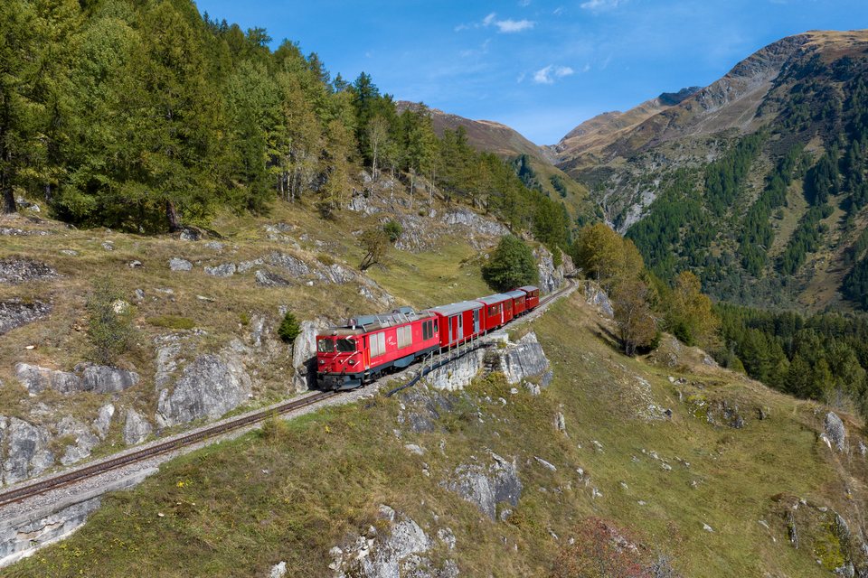 MGB (Matterhorn Gotthard Bahn): MGB HGm 4/4 62 - Oberwald VS/CH