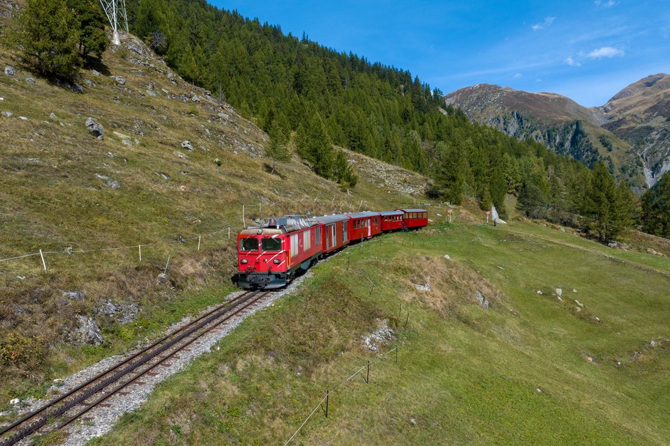 MGB (Matterhorn Gotthard Bahn): MGB HGm 4/4 62 - Oberwald VS/CH