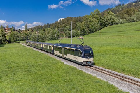 MOB: ABe 4/4 9303 + Be 4/4 9203 / CH-Gruben