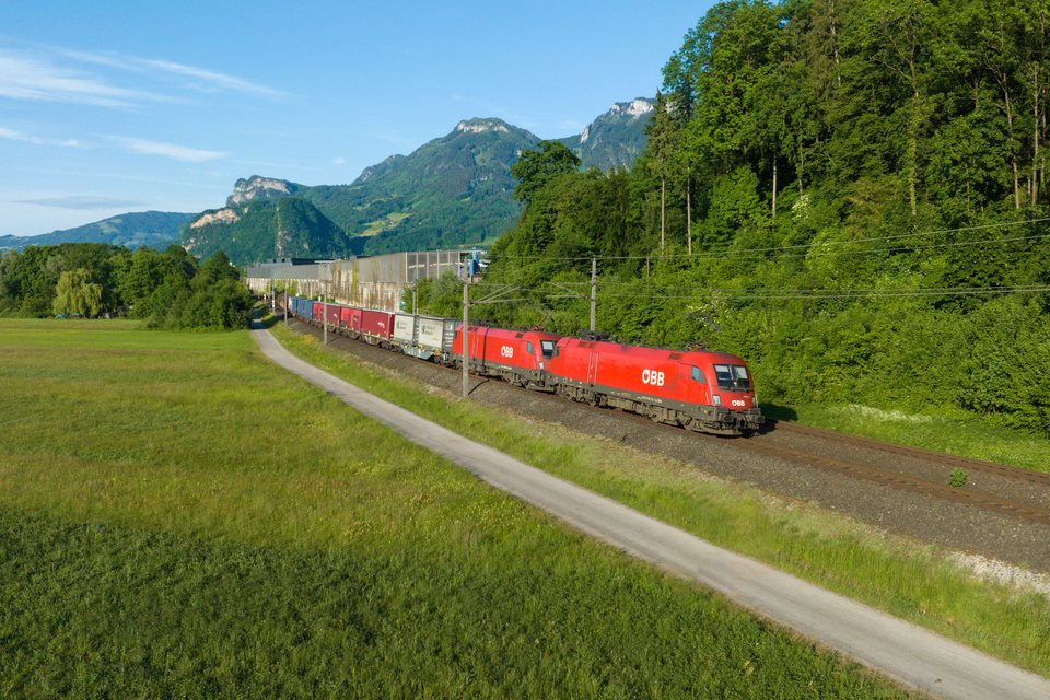 ÖBB 1116 101 at Altach, Vbg, AT