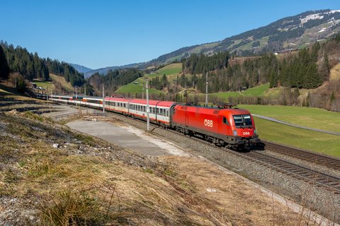 ÖBB 1116 138 at Haslau, Tirol, Austria