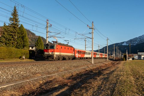 ÖBB 1144 095 at Hochfilzen, Tirol, Austria