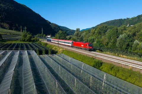 ÖBB 1216 004 at Albes, Südtirol, IT