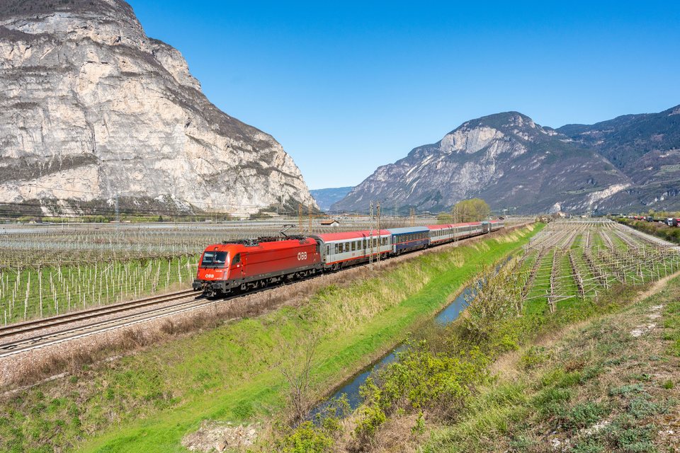 ÖBB 1216 008 at Salorno / Salurn, Autonomous Province of Bolzano – South Tyrol Italy