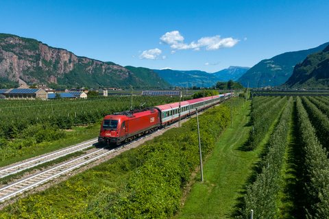 ÖBB 1216 009 at Auer, Südtirol, IT