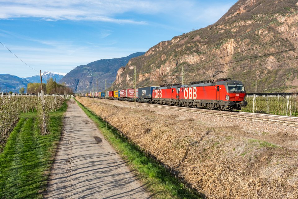 ÖBB 1293 011 at Ora / Auer Autonomous Province of Bolzano – South Tyrol Italy