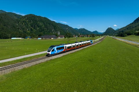 ÖBB 4124 016 at Hinterstoder, Oberösterreich, AT