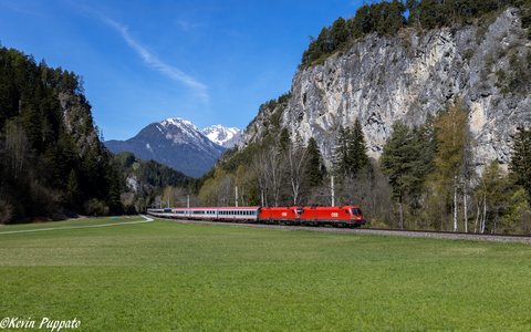 ÖBB Rh 1116 065 + Rh 1016 025 + EC 163 Transalpin Komp ZUE-GRAZ
