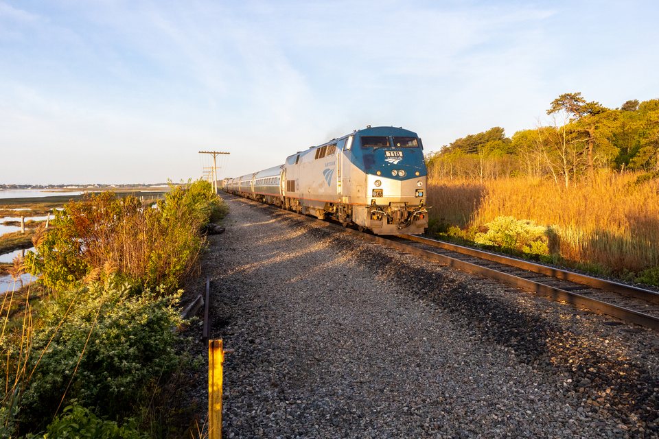 P42DC 118: Amtrak GE P42 #118 (Portland, MA/USA)