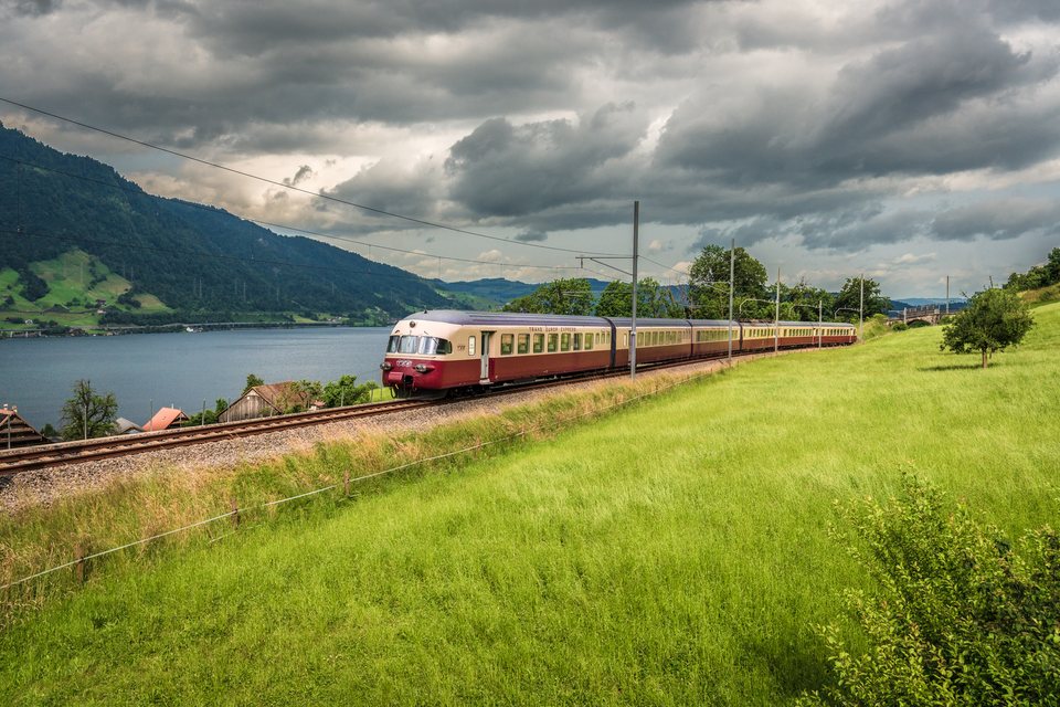 RAe TEE 1053: SBB Historic RAe Tee II at Arth, SZ, CH