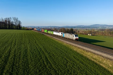 Railpool 186 251 at Sins, AG, CH