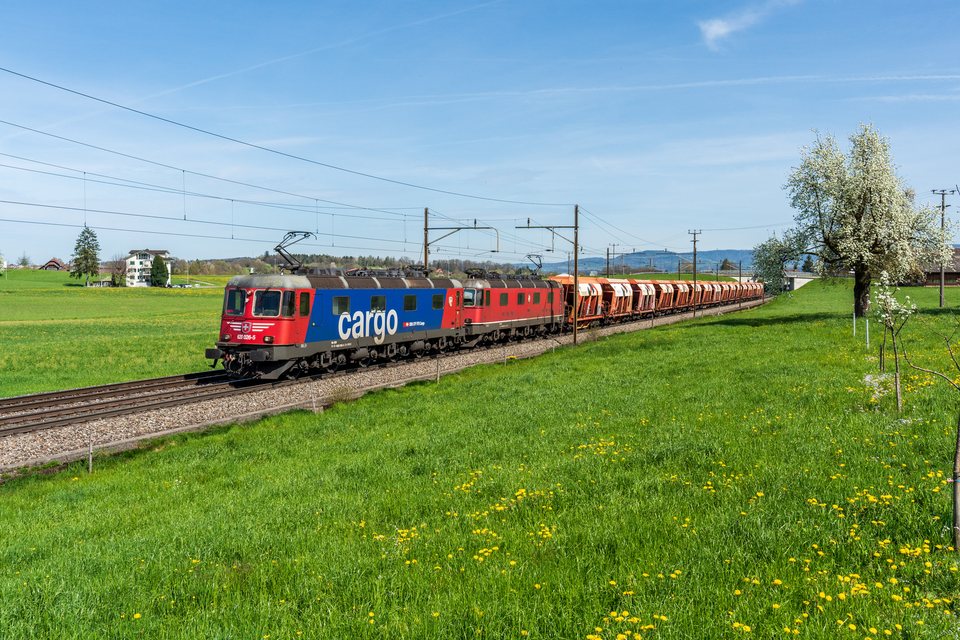 Re 620 (Re 6/6): SBB Cargo Re 620 026 at Buonas, ZG, CH