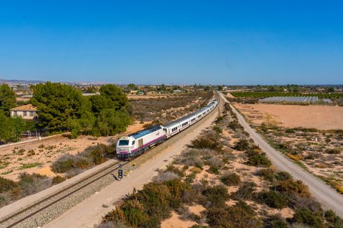 Renfe 334 at Catxap, Valencia, Spain