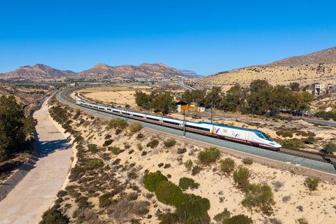 Renfe Ave S112 at Rebolledo, Valenia, Spain