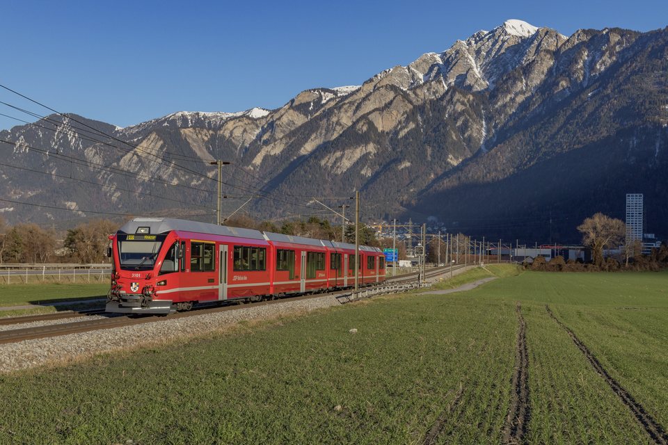 RhB: ABe 4/16 3101 / CH-Felsberg