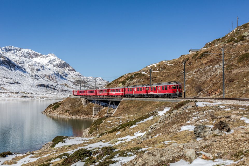 RhB ABe 4/4 III 51+53 / Ospizio Bernina GR