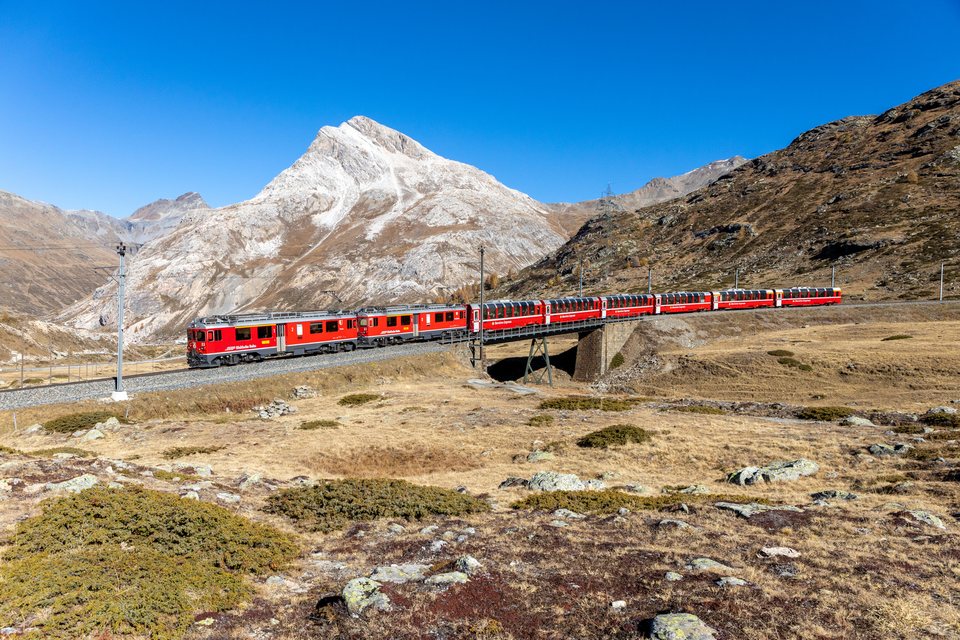 RhB ABe 4/4 III 53 (Berninapass, CH)