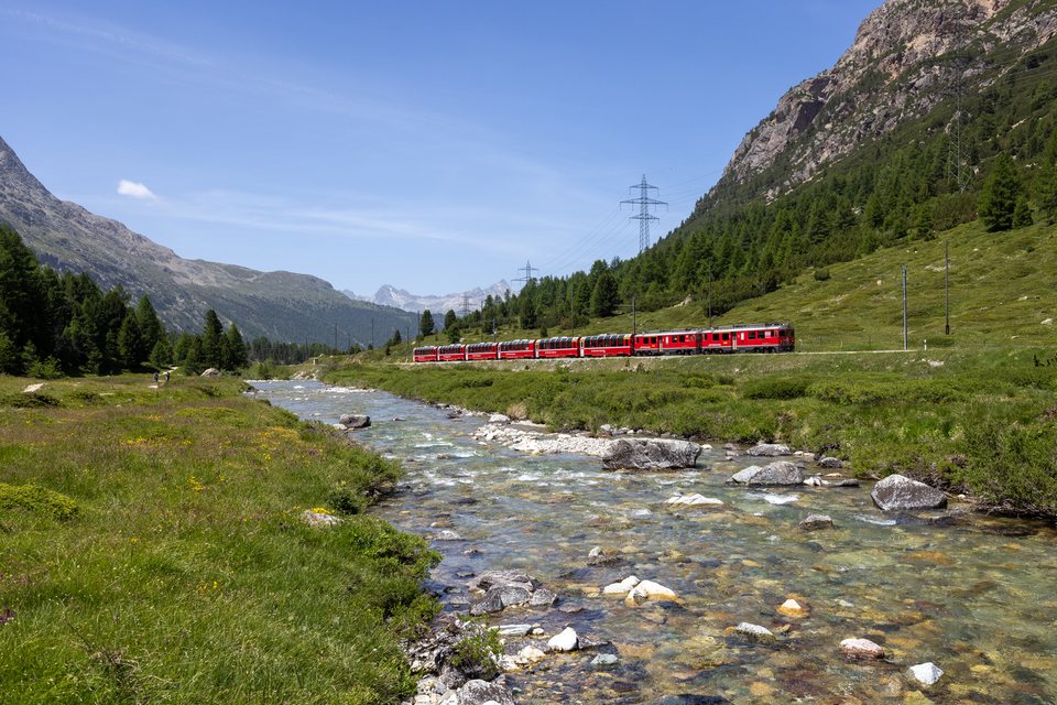 RhB ABe 4/4 III 55 (Berninapass, GR/CH)