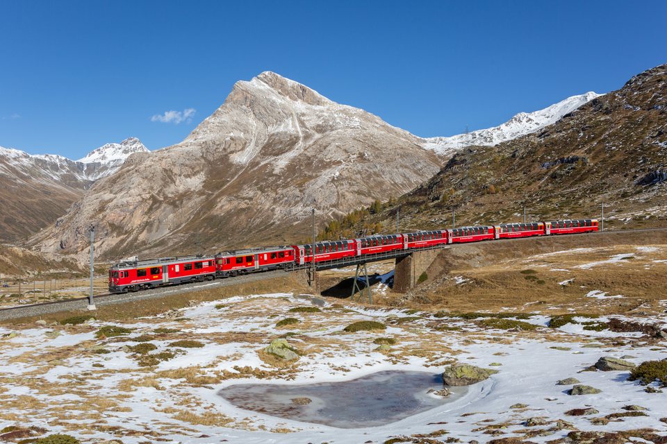 RhB ABe 4/4 III 55+56 / Berninapass GR