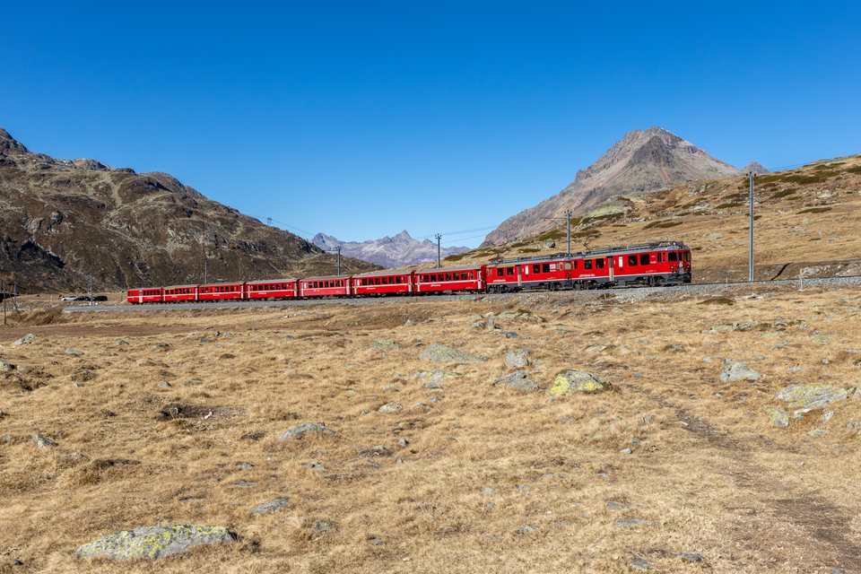 RhB ABe 4/4 III 56 (Berninapass, CH)