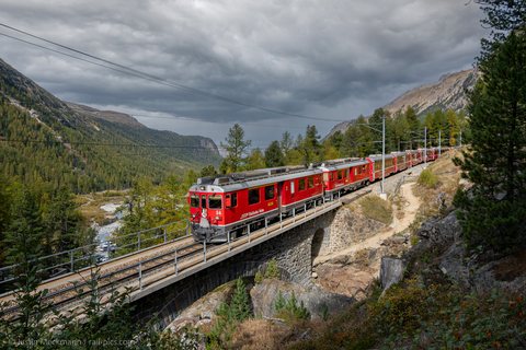 RhB ABe 4/4 III 56 (Morteratsch, GR/CH)